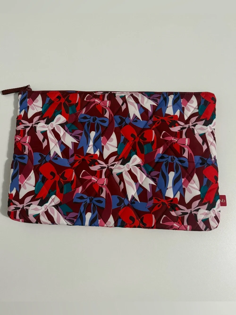Vera Bradley Laptop Pouch in Ultralight Bow Show NWT